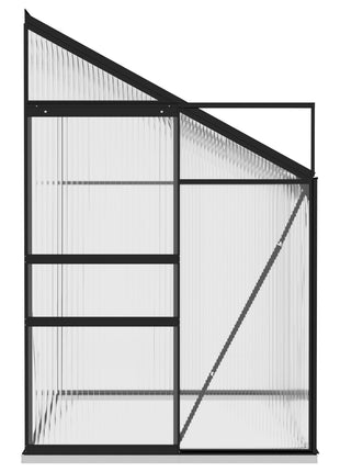 Tuinkas 3,97 m³ aluminium antracietkleurig