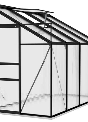 Broeikas 5,24 m³ aluminium antracietkleurig