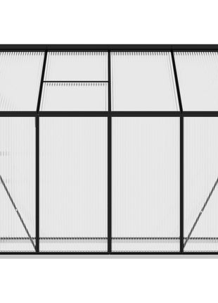 Broeikas 5,24 m³ aluminium antracietkleurig