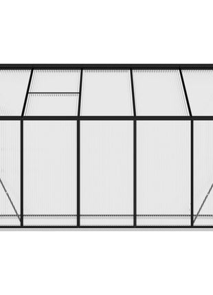 Broeikas 6,5 m³ aluminium antracietkleurig