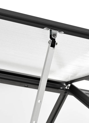 Broeikas 6,5 m³ aluminium antracietkleurig