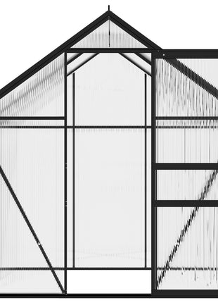 Tuinkas 2,47 m³ aluminium antracietkleurig