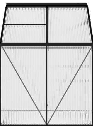 Tuinkas 2,47 m³ aluminium antracietkleurig
