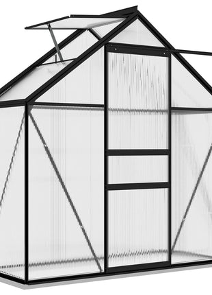 Tuinkas 1,33 m² aluminium antracietkleurig