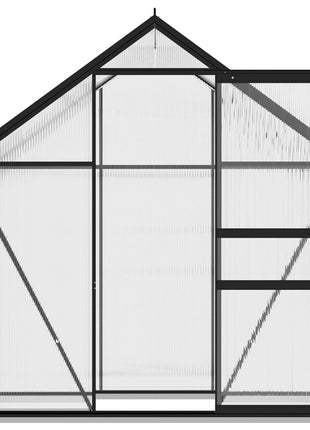 Tuinkas 1,33 m² aluminium antracietkleurig