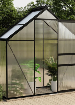 Tuinkas 1,33 m² aluminium antracietkleurig