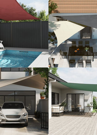 Zonnescherm Rechthoekig Oxford Stof Kleurig Terracotta