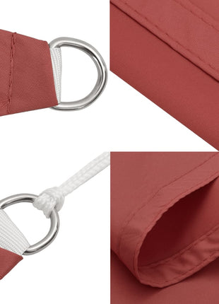 Zonnescherm Rechthoekig Oxford Stof Kleurig Terracotta