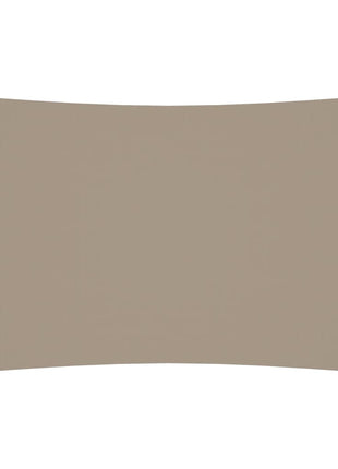 Zonnescherm Rechthoekig Oxford Stof Taupe