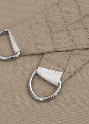 Zonnescherm Rechthoekig Oxford Stof Taupe