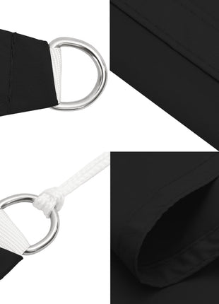 Zonnescherm Rechthoekig 2,5X4 M Oxford Stof Zwart