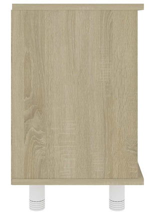 Badkamerkast 60x32x53,5 cm bewerkt hout sonoma eikenkleurig
