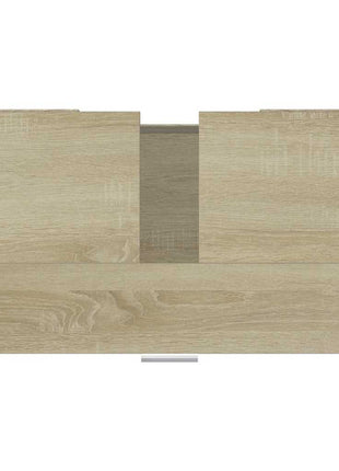 Badkamerkast 60x32x53,5 cm bewerkt hout sonoma eikenkleurig