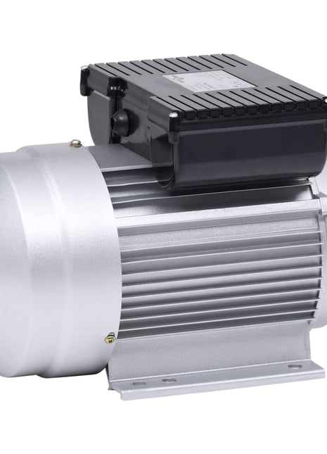 Elektromotor 1 Fase 1,5 Kw/2 Kp 2-Polig 2800 Rpm Aluminium Grijs