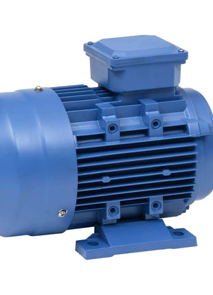 Elektromotor 3 Fase 1,5 Kw/2 Pk 2-Polig 2840 Rpm Aluminium Grijs