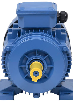 Elektromotor 3 Fase 1,5 Kw/2 Pk 2-Polig 2840 Rpm Aluminium Grijs