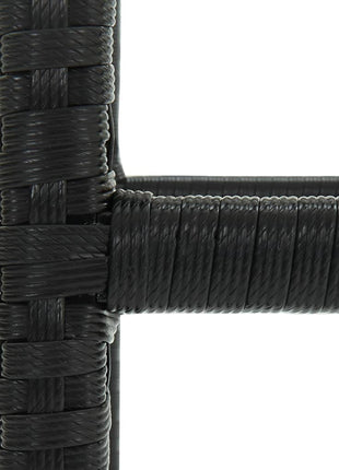 Barkrukken Met Kussens Poly Rattan