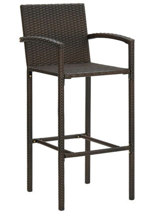 Barkrukken Poly Rattan