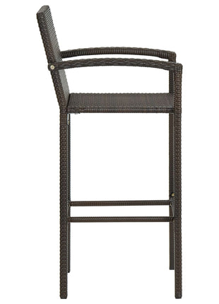 Barkrukken Poly Rattan