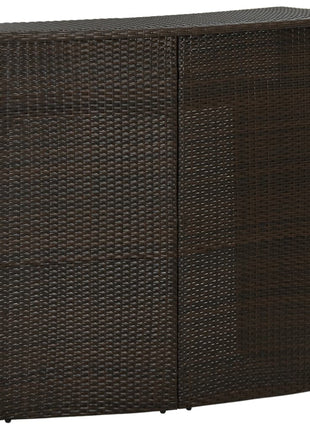 Tuinbartafel 120X55X110 Cm Poly Rattan