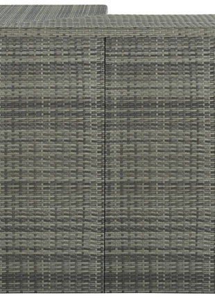 Hoekbartafel 100X50X105 Cm Poly Rattan