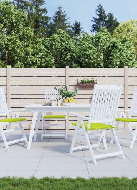 Tuinstoelkussens 4 st 50x50x3 cm oxford stof felgroen