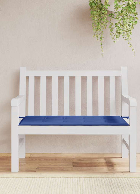 Tuinbankkussen 120x50x4 cm oxford stof koningsblauw