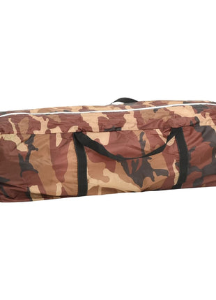 Zwembadtent 660x580x250 cm stof camouflage