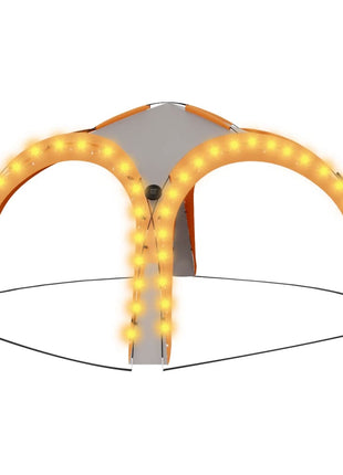Partytent Met Led En 4 Zijwanden 3,6X3,6X2,3 M