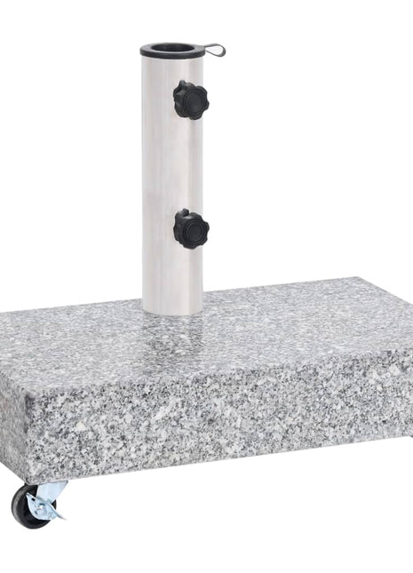 Parasolvoet 45x25x8 cm graniet lichtgrijs