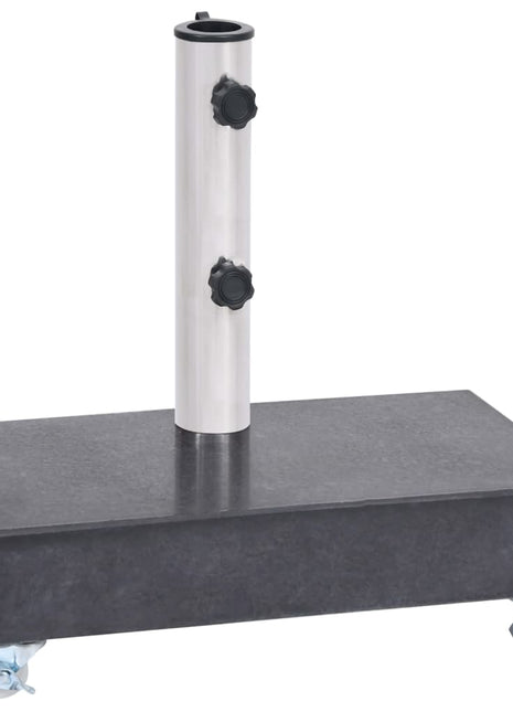 Parasolvoet 45x25x8 cm graniet zwart