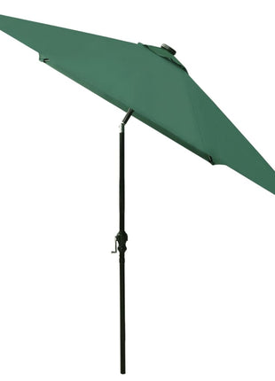 Parasol Met Led's En Stalen Paal 2X3 M