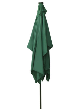 Parasol Met Led's En Stalen Paal 2X3 M