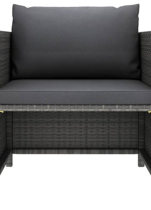 Tuinbank Met Kussens Poly Rattan
