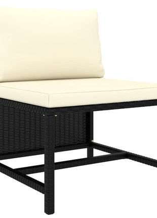 Sectioneel Met Kussens Poly Rattan