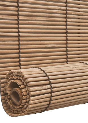 Rolgordijnen 2 St 150X220 Cm Bamboe Bruin