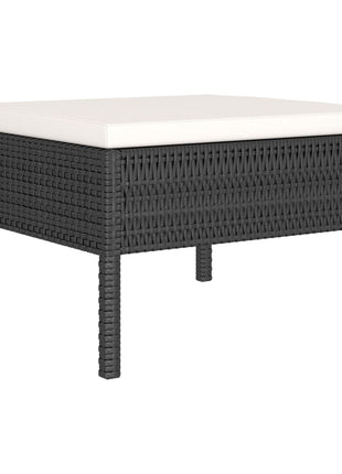 6-Delige Loungeset Met Kussens Poly Rattan