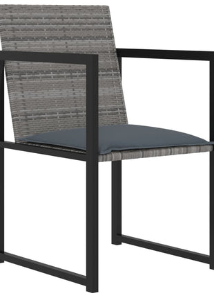 7-Delige Tuinset Met Kussens Poly Rattan