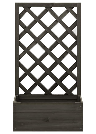 Latwerkplantenbak 50X25X90 Cm Massief Vurenhout