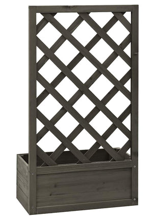 Latwerkplantenbak 50X25X90 Cm Massief Vurenhout