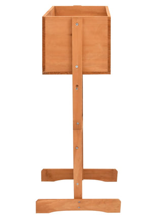 Latwerkplantenbak 45X30X74 Cm Massief Vurenhout