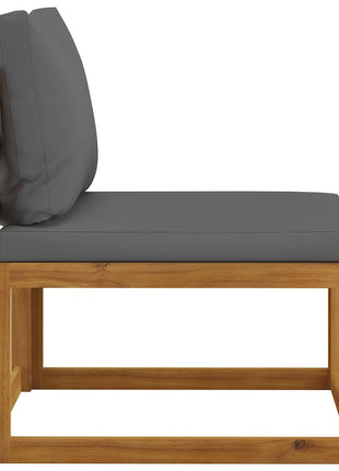 12-Delige Loungeset Met Kussens Massief Acaciahout
