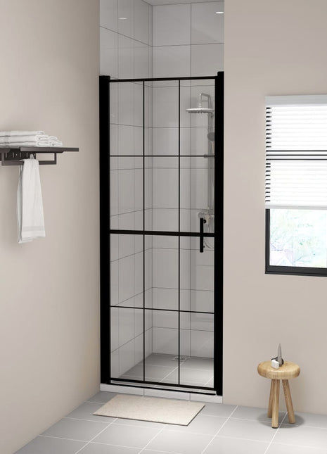 Douchedeur Gehard Glas Zwart