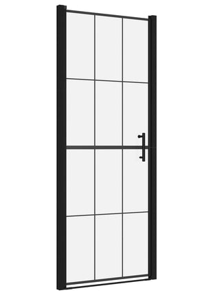 Douchedeur Gehard Glas Zwart