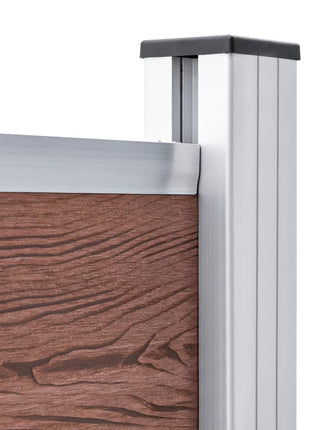 Schuttingpaneel 175x146 cm HKC bruin