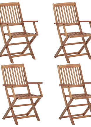 Tuinstoelen Inklapbaar Massief Acaciahout Naturel