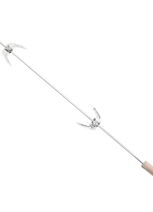 Houtskoolbarbecue Met Wieltjes Staal