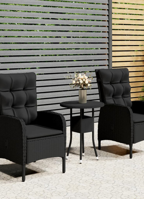 3-Delige Tuinset Poly Rattan