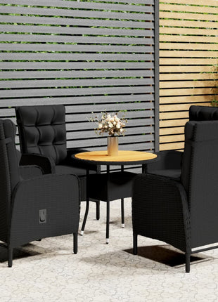 3-Delige Tuinset Poly Rattan