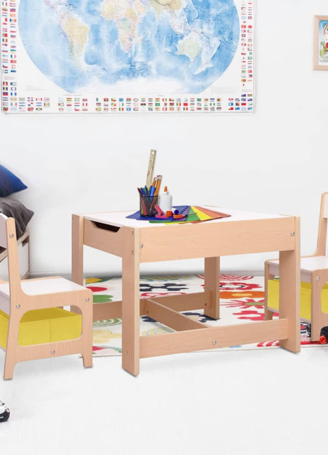 Kindertafel met 2 stoelen MDF